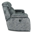  New Classic Furniture Tango U396-25P1-SHW Power Console Loveseat with Speaker - Shadow IMAGE 6