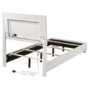  Coaster Furniture Felicity 203500T Wood Twin LED Panel Bed - White High Gloss IMAGE 9