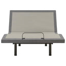 Coaster Furniture Clara 350131TL Twin Extra Long Adjustable Bed Base - Grey and Black IMAGE 2