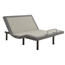  Coaster Furniture Clara 350131Q Queen Adjustable Bed Base - Grey and Black IMAGE 1