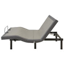  Coaster Furniture Negan 350132Q Queen Adjustable Bed Base - Grey and Black IMAGE 5