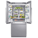  Dacor 36-inch, 21.3 cu.ft. Built-in French 3-Door Refrigerator with 3DLighting™ DRF365300AP/DA IMAGE 7