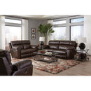  Catnapper Costa 64072 Power Reclining Loveseat - Chocolate IMAGE 3