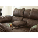  Catnapper Sorrento 64729 Power Reclining Loveseat - Kola IMAGE 3