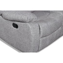  New Classic Furniture Granada Power Reclining Fabric and Leather Look Loveseat U1598-25P1-AGY IMAGE 7