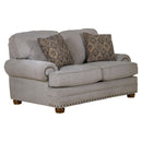  Jackson Furniture Singletary 3241-02 Loveseat - Nickel IMAGE 1