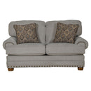  Jackson Furniture Singletary 3241-02 Loveseat - Nickel IMAGE 2