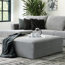  Jackson Furniture Carlsbad 3301-28 Cocktail Ottoman - Charcoal IMAGE 1