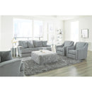  Jackson Furniture Lamar 4098-03 Sofa - Shark IMAGE 2