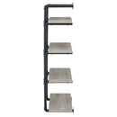  Coaster Furniture Elmcrest 804416 24-inch 4-shelf Wall Bookshelf - Grey Driftwood IMAGE 4