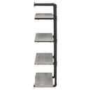  Coaster Furniture Elmcrest 804416 24-inch 4-shelf Wall Bookshelf - Grey Driftwood IMAGE 8