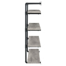  Coaster Furniture Elmcrest 804427 39-inch 4-shelf Wall Bookshelf - Grey Driftwood IMAGE 4