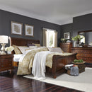  Liberty Furniture Industries Inc. Rustic Traditions 589-BR-KCS California King Sleigh Bed IMAGE 9