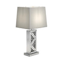  Coaster Furniture Carmen 920141 32-inch Tapered Shade Mirrored Table Lamp - Silver IMAGE 2