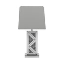  Coaster Furniture Carmen 920141 32-inch Tapered Shade Mirrored Table Lamp - Silver IMAGE 3