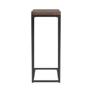  Coaster Furniture Sergio 931147 Engineered Wood C-Shaped Side Table - Rustic Tobacco IMAGE 2