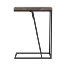  Coaster Furniture Sergio 931147 Engineered Wood C-Shaped Side Table - Rustic Tobacco IMAGE 5