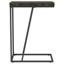  Coaster Furniture Carly 931156 Expandable Engineered Wood C-Shaped Side Table - Grey IMAGE 10
