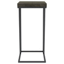  Coaster Furniture Carly 931156 Expandable Engineered Wood C-Shaped Side Table - Grey IMAGE 3