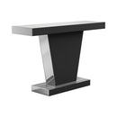  Coaster Furniture Crocus 951786 Rectangular Mirrored Entryway Console Table - Silver IMAGE 6