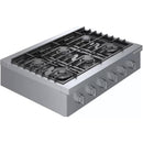  Bosch 36-inch Built-in Gas Rangetop with OptiSim® Burner RGM8658UC IMAGE 3