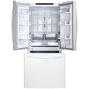  LG 30-inch, 21.8 cu.ft. Freestanding French 3-Door Refrigerator with SmartDiagnosis™ Technology LRFNS2200W IMAGE 5