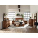  Coaster Furniture Winslow 223250SKE Wood Eastern King Storage Panel Bed - Smokey Walnut IMAGE 2