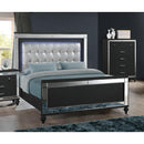  New Classic Furniture Valentino BA9698B California King Bed - Black IMAGE 1