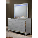  New Classic Furniture Valentino BA9698S-060 Lighted Mirror - Silver IMAGE 1