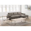  New Classic Furniture Lucca Leather 2 pc Sectional L9966-20L-SGR/L9966-17R-SGR IMAGE 5
