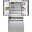  Bosch 36-inch, 20.5 cu.ft. Counter Depth French 4-Door Refrigerator with FlexBar™ B36CL81ENG IMAGE 3