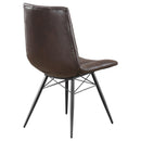  Coaster Furniture Aiken 107853 Upholstered Dining Side Chair - Brown IMAGE 7