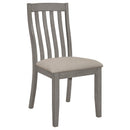  Coaster Furniture Nogales 109812 Wood Dining Side Chair - Coastal Grey IMAGE 1
