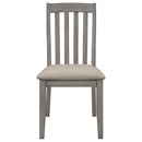  Coaster Furniture Nogales 109812 Wood Dining Side Chair - Coastal Grey IMAGE 2