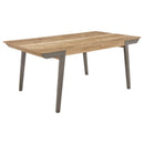 Coaster Furniture Nogales 109811 Rectangular 71-inch Wood Dining Table - Coastal Grey IMAGE 1
