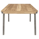  Coaster Furniture Nogales 109811 Rectangular 71-inch Wood Dining Table - Coastal Grey IMAGE 3