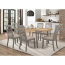  Coaster Furniture Nogales 109811 Rectangular 71-inch Wood Dining Table - Coastal Grey IMAGE 5