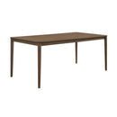  Coaster Furniture Wethersfield 109841 Rectangular 71-inch Wood Dining Table - Walnut IMAGE 1