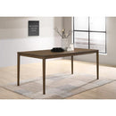  Coaster Furniture Wethersfield 109841 Rectangular 71-inch Wood Dining Table - Walnut IMAGE 6