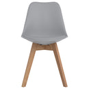  Coaster Furniture Caballo 110132 Polypropylene Dining Side Chair - Grey IMAGE 2