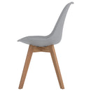  Coaster Furniture Caballo 110132 Polypropylene Dining Side Chair - Grey IMAGE 4