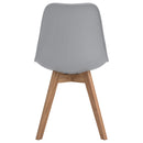  Coaster Furniture Caballo 110132 Polypropylene Dining Side Chair - Grey IMAGE 6