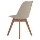  Coaster Furniture Caballo 110152 Polypropylene Dining Side Chair - Tan IMAGE 5