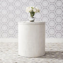  Liberty Furniture Industries Inc. Modern Farmhouse 406W-OT1021 Drum End Table IMAGE 5