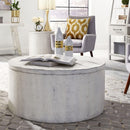  Liberty Furniture Industries Inc. Modern Farmhouse 406W-OT1021 Drum End Table IMAGE 6