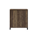  Coaster Furniture Arlington 182852 Sliding Door Home Bar Wine Cabinet - Rustic Oak IMAGE 5