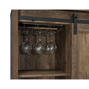 Coaster Furniture Arlington 182852 Sliding Door Home Bar Wine Cabinet - Rustic Oak IMAGE 7