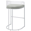  Coaster Furniture Thermosolis 183406 Clear Acrylic Bar Chair - Chrome IMAGE 7
