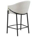  Coaster Furniture Chadwick 183436 Fabric Upholstered Counter Chair - Beige IMAGE 5