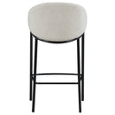  Coaster Furniture Chadwick 183437 Fabric Upholstered Bar Chair - Beige IMAGE 6
